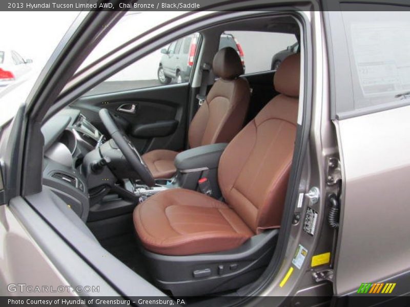 Chai Bronze / Black/Saddle 2013 Hyundai Tucson Limited AWD