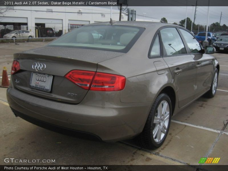 Dakar Beige Metallic / Cardamom Beige 2011 Audi A4 2.0T Sedan
