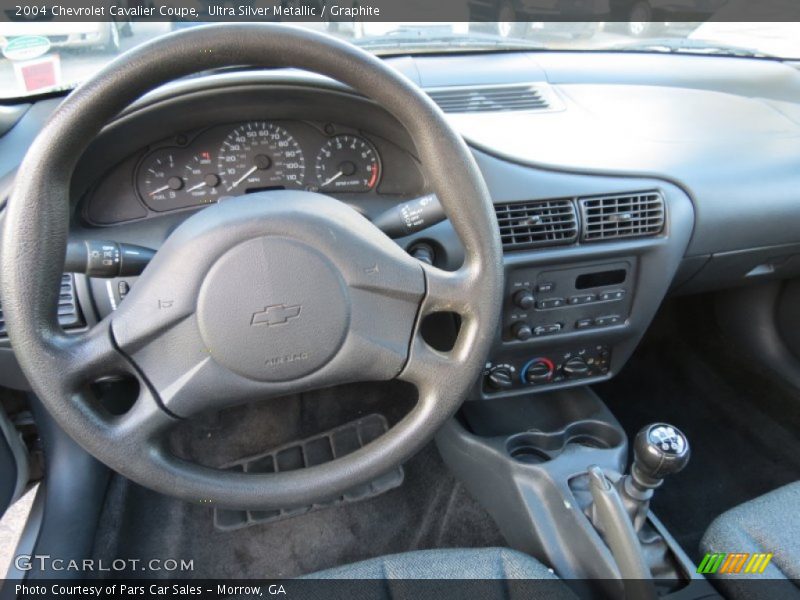 Ultra Silver Metallic / Graphite 2004 Chevrolet Cavalier Coupe
