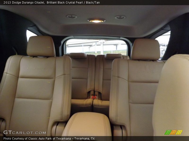 Brilliant Black Crystal Pearl / Black/Tan 2013 Dodge Durango Citadel