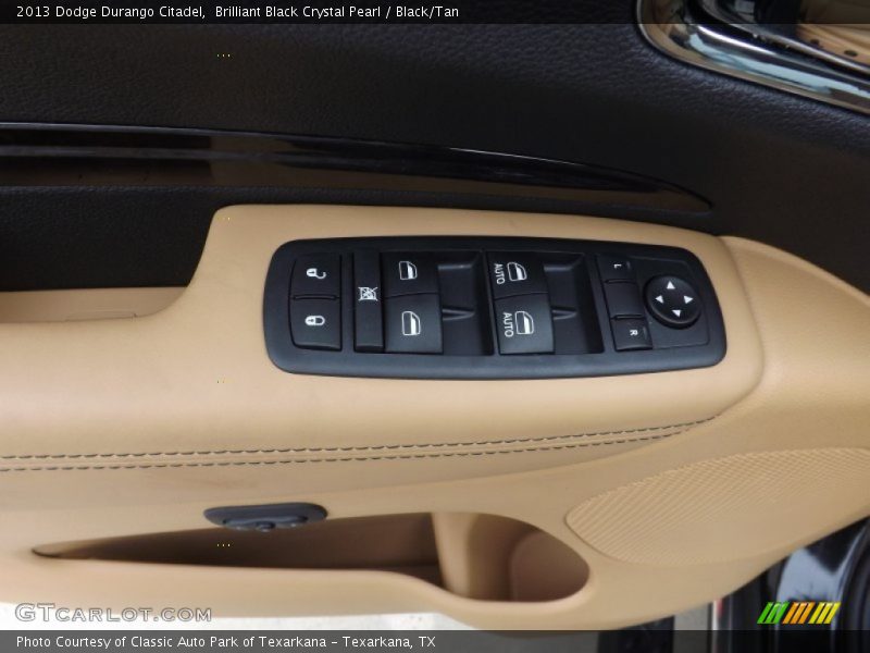 Brilliant Black Crystal Pearl / Black/Tan 2013 Dodge Durango Citadel