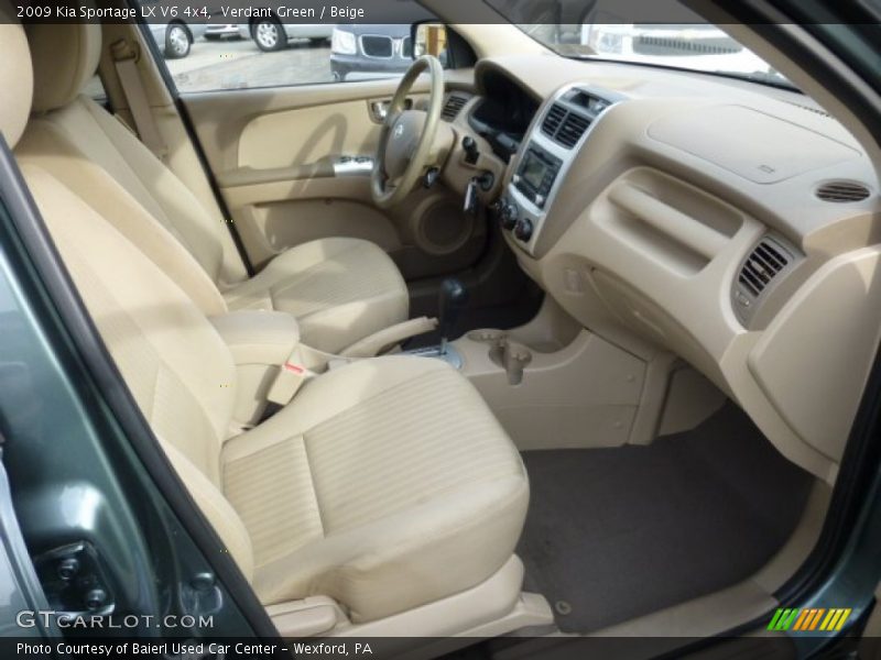 Verdant Green / Beige 2009 Kia Sportage LX V6 4x4