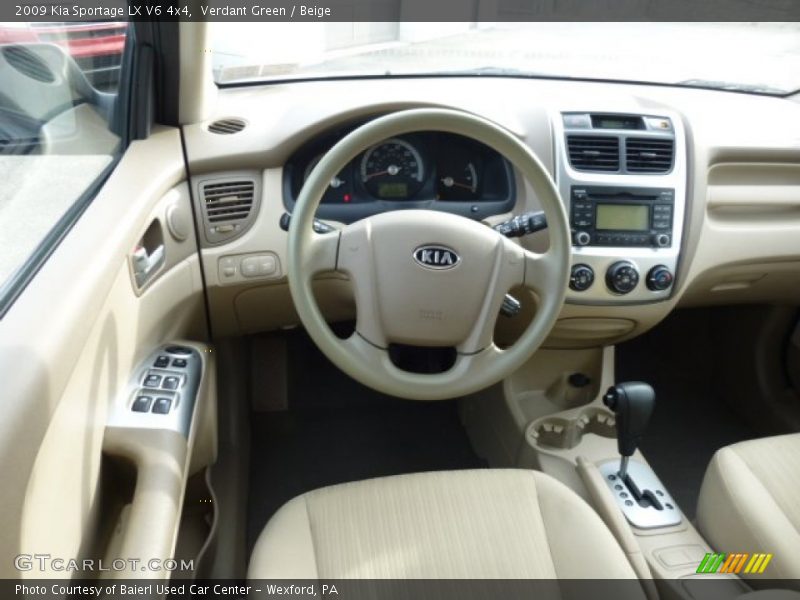 Verdant Green / Beige 2009 Kia Sportage LX V6 4x4