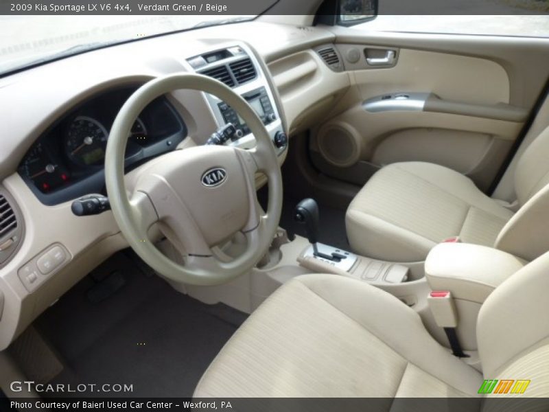 Verdant Green / Beige 2009 Kia Sportage LX V6 4x4