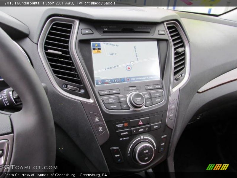 Controls of 2013 Santa Fe Sport 2.0T AWD