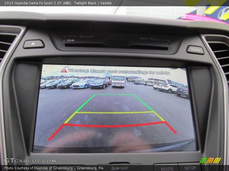 Twilight Black / Saddle 2013 Hyundai Santa Fe Sport 2.0T AWD