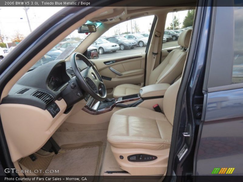 Toledo Blue Metallic / Beige 2006 BMW X5 3.0i