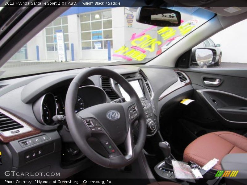  2013 Santa Fe Sport 2.0T AWD Saddle Interior