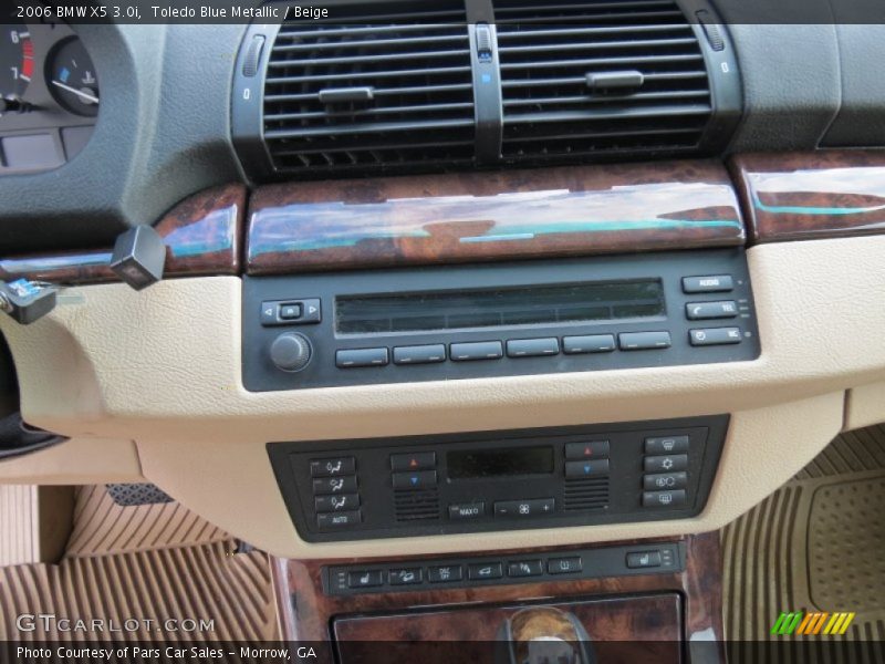 Toledo Blue Metallic / Beige 2006 BMW X5 3.0i