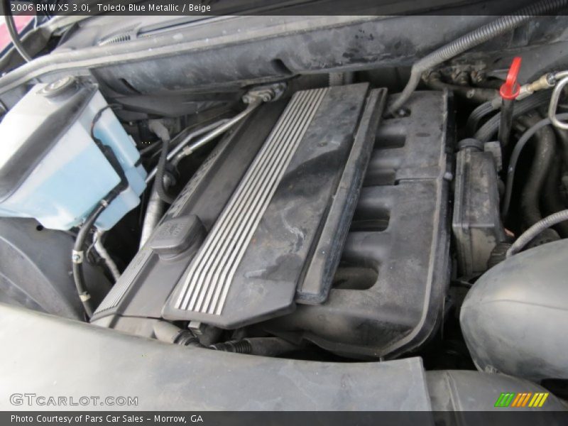 Toledo Blue Metallic / Beige 2006 BMW X5 3.0i