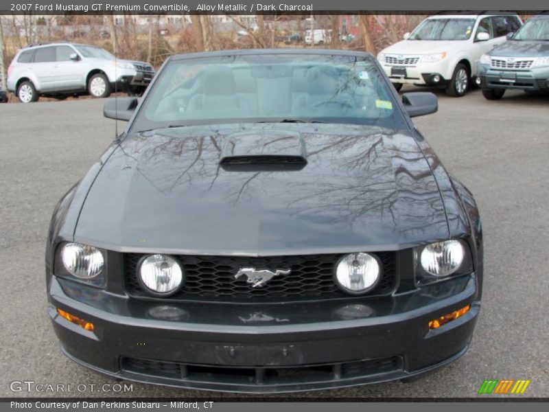 Alloy Metallic / Dark Charcoal 2007 Ford Mustang GT Premium Convertible