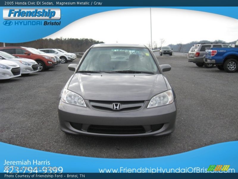 Magnesium Metallic / Gray 2005 Honda Civic EX Sedan