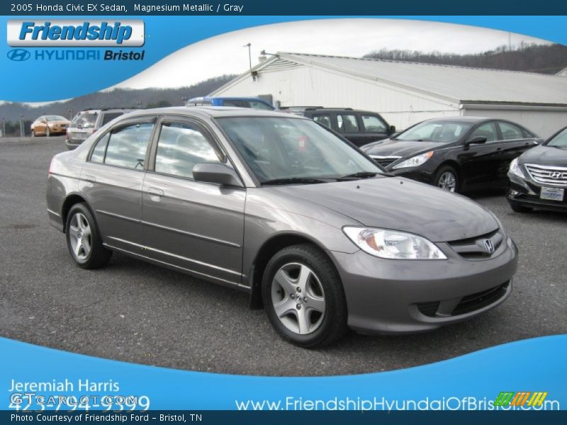 Magnesium Metallic / Gray 2005 Honda Civic EX Sedan