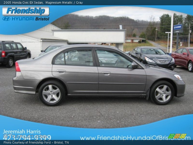 Magnesium Metallic / Gray 2005 Honda Civic EX Sedan