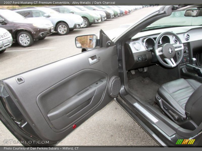 Alloy Metallic / Dark Charcoal 2007 Ford Mustang GT Premium Convertible