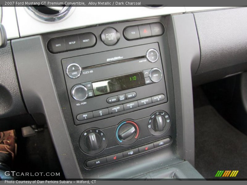 Controls of 2007 Mustang GT Premium Convertible