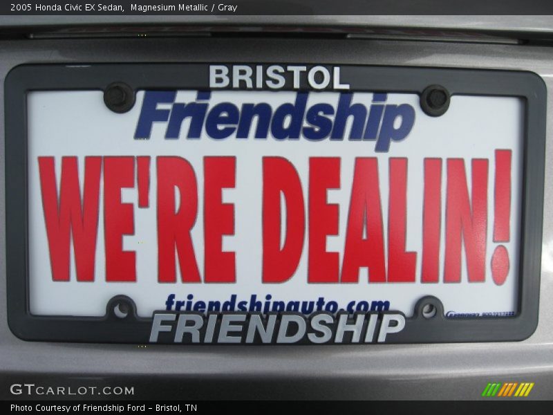 Magnesium Metallic / Gray 2005 Honda Civic EX Sedan