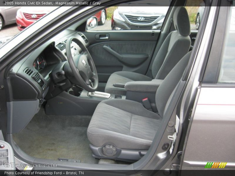Magnesium Metallic / Gray 2005 Honda Civic EX Sedan