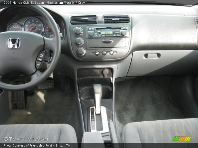 Magnesium Metallic / Gray 2005 Honda Civic EX Sedan