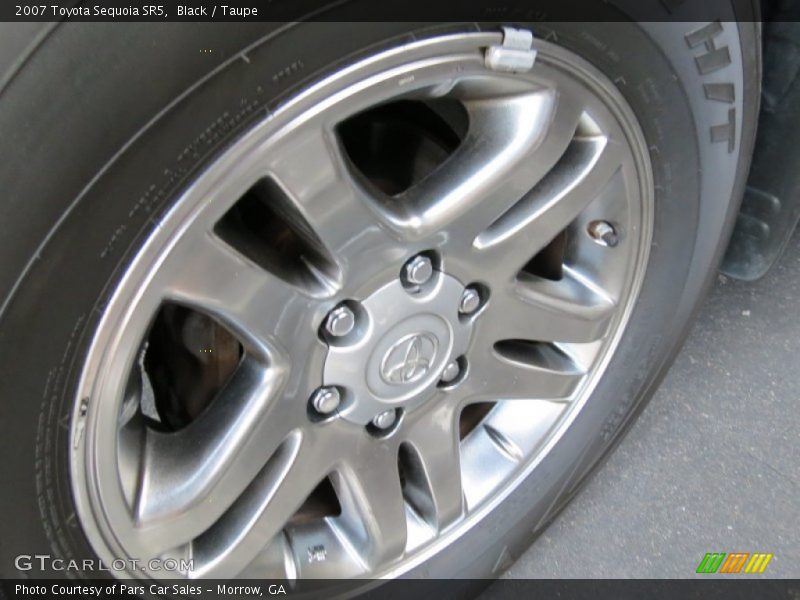 Black / Taupe 2007 Toyota Sequoia SR5