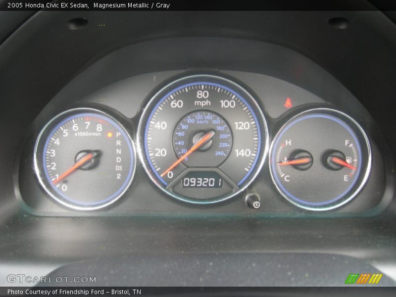 Magnesium Metallic / Gray 2005 Honda Civic EX Sedan