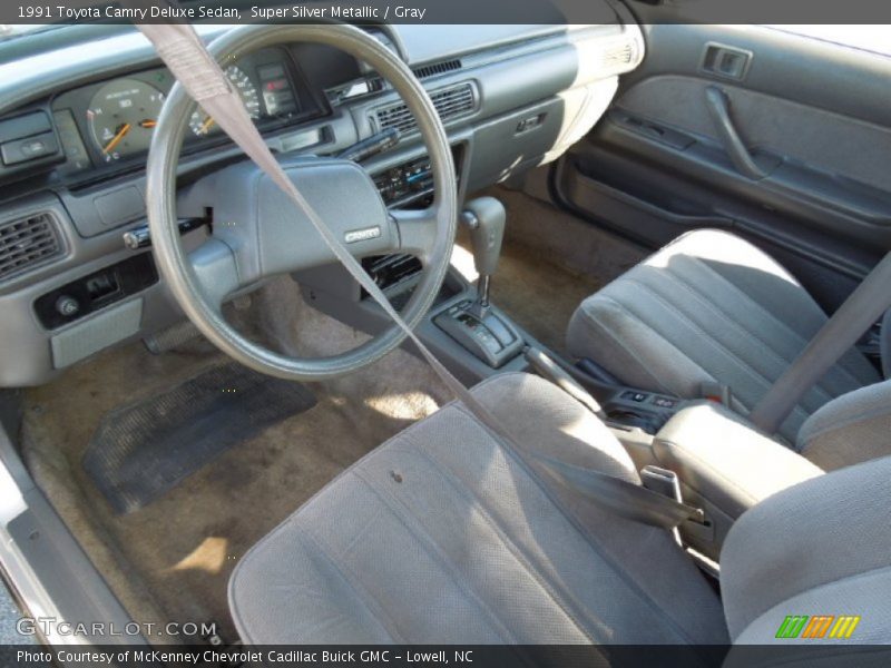 Gray Interior - 1991 Camry Deluxe Sedan 
