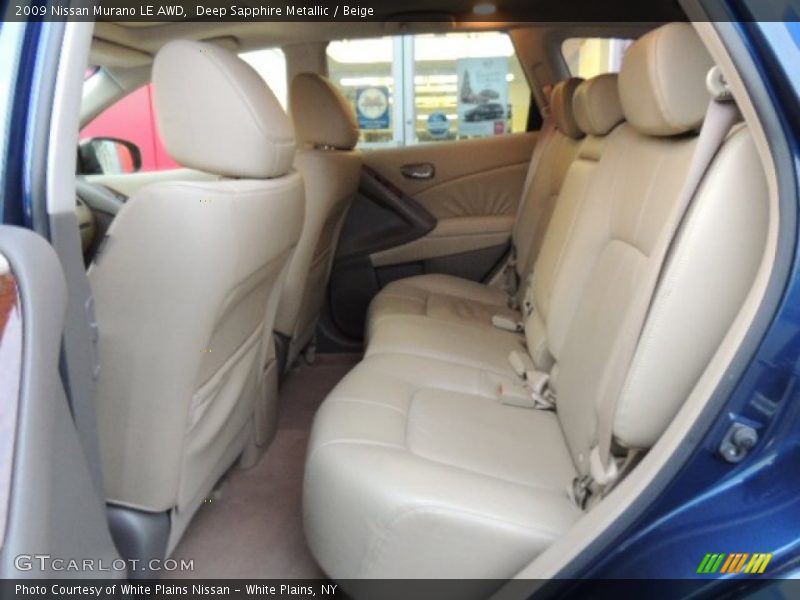 Deep Sapphire Metallic / Beige 2009 Nissan Murano LE AWD