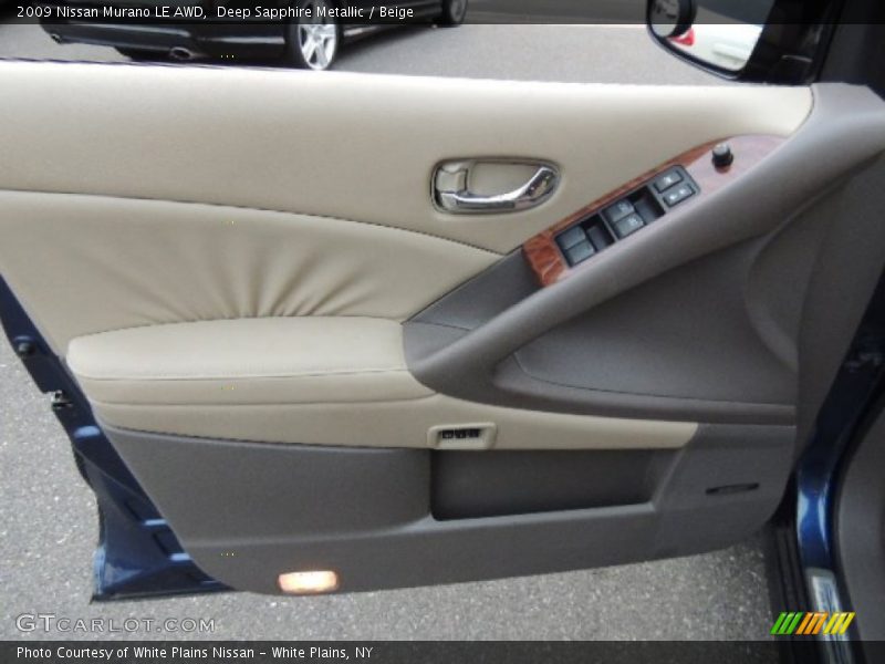 Deep Sapphire Metallic / Beige 2009 Nissan Murano LE AWD