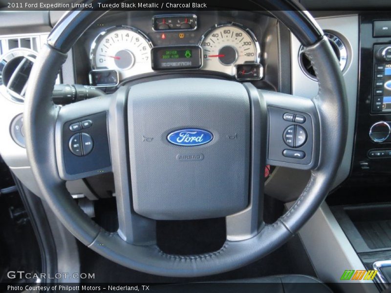 Tuxedo Black Metallic / Charcoal Black 2011 Ford Expedition Limited