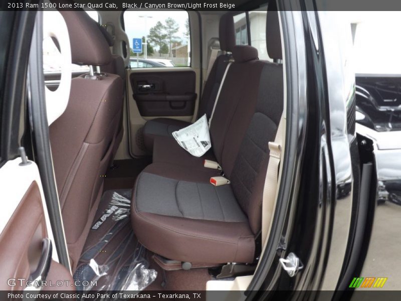 Rear Seat of 2013 1500 Lone Star Quad Cab