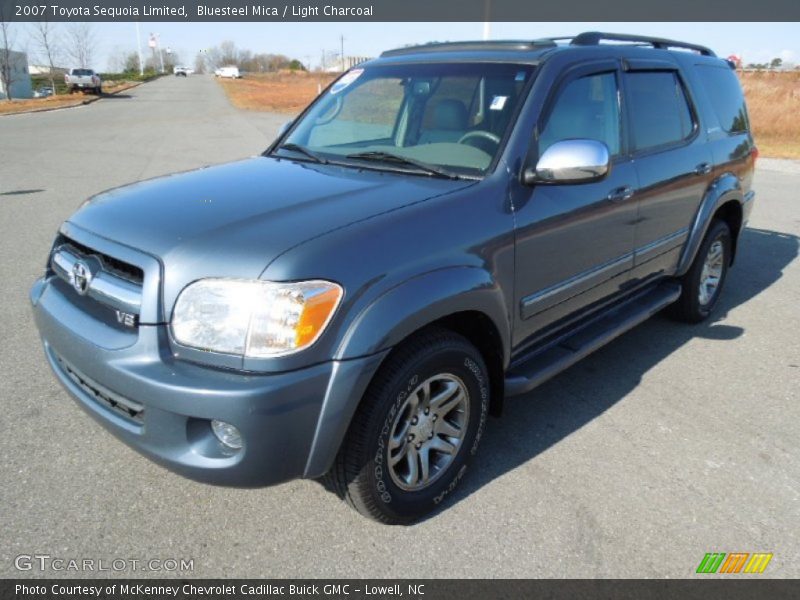 Bluesteel Mica / Light Charcoal 2007 Toyota Sequoia Limited