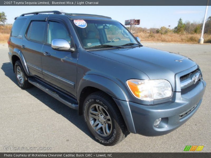 Bluesteel Mica / Light Charcoal 2007 Toyota Sequoia Limited