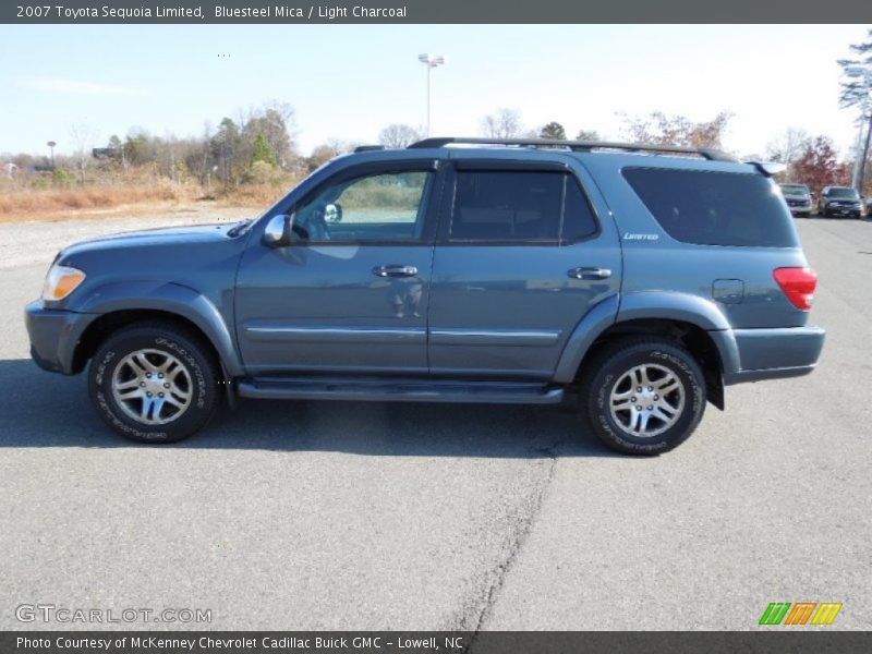 Bluesteel Mica / Light Charcoal 2007 Toyota Sequoia Limited