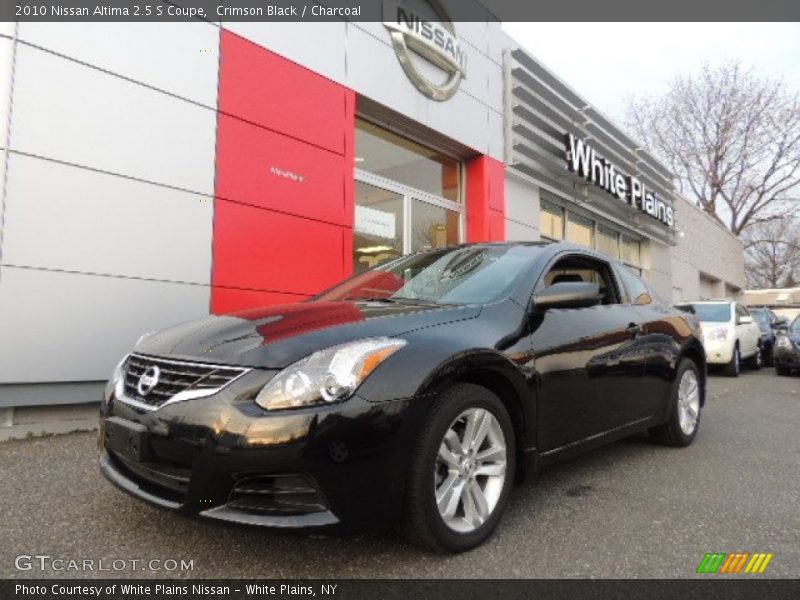 Crimson Black / Charcoal 2010 Nissan Altima 2.5 S Coupe