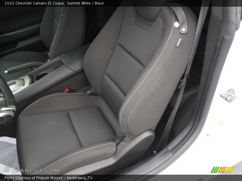 Front Seat of 2010 Camaro SS Coupe