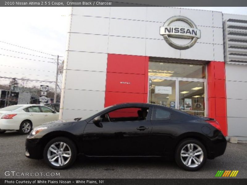 Crimson Black / Charcoal 2010 Nissan Altima 2.5 S Coupe