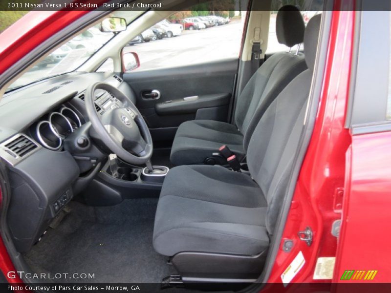 Red Brick / Charcoal 2011 Nissan Versa 1.8 S Sedan