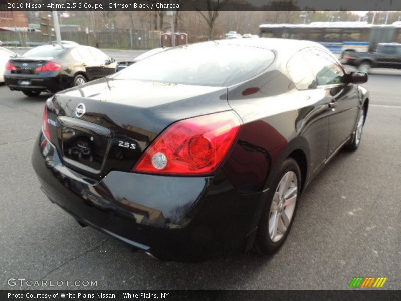 Crimson Black / Charcoal 2010 Nissan Altima 2.5 S Coupe