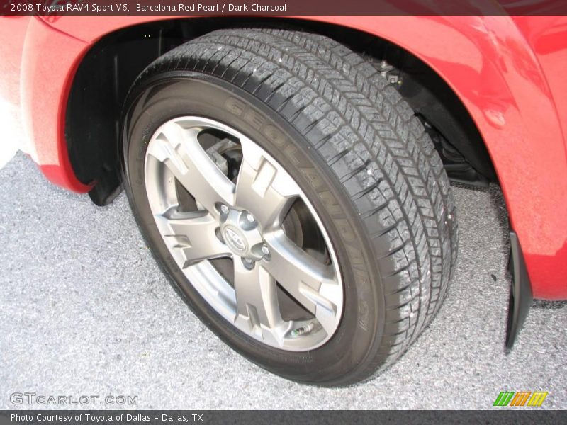 Barcelona Red Pearl / Dark Charcoal 2008 Toyota RAV4 Sport V6