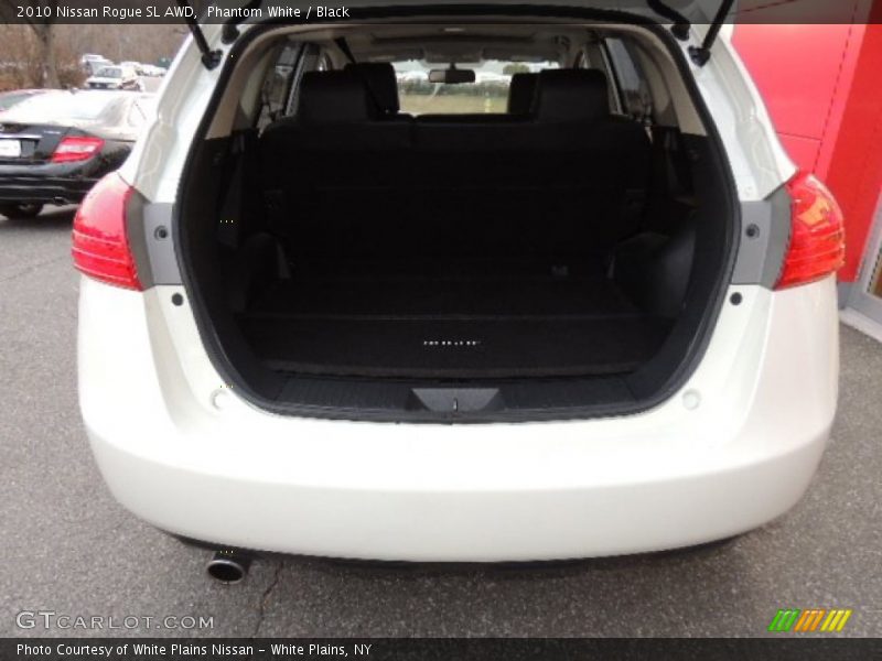 Phantom White / Black 2010 Nissan Rogue SL AWD