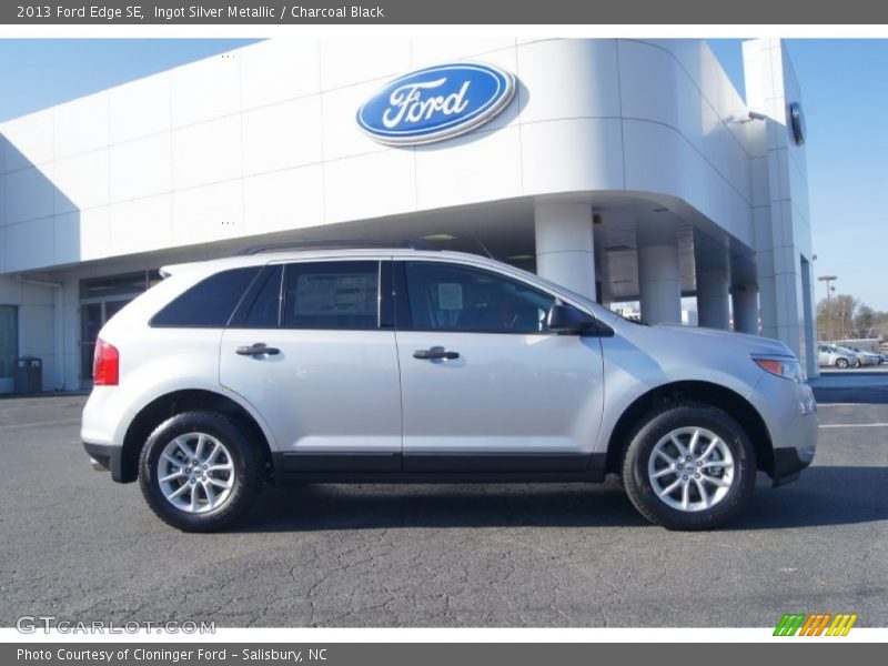 Ingot Silver Metallic / Charcoal Black 2013 Ford Edge SE
