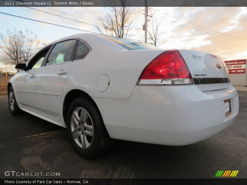 Summit White / Ebony 2011 Chevrolet Impala LS