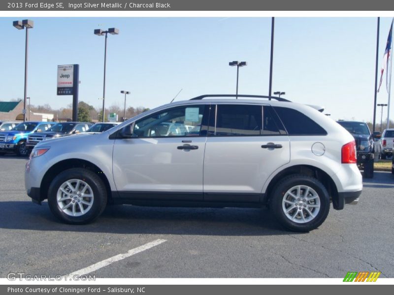 Ingot Silver Metallic / Charcoal Black 2013 Ford Edge SE