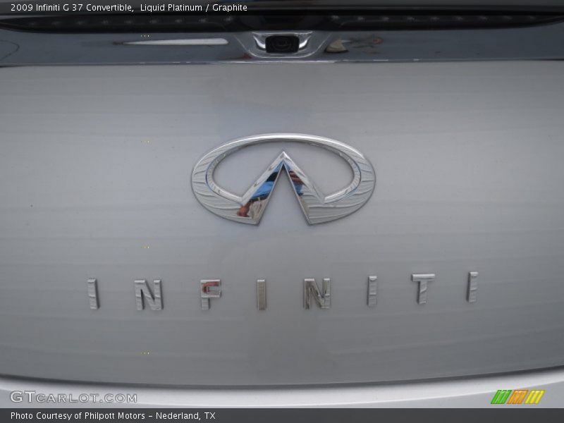 Liquid Platinum / Graphite 2009 Infiniti G 37 Convertible