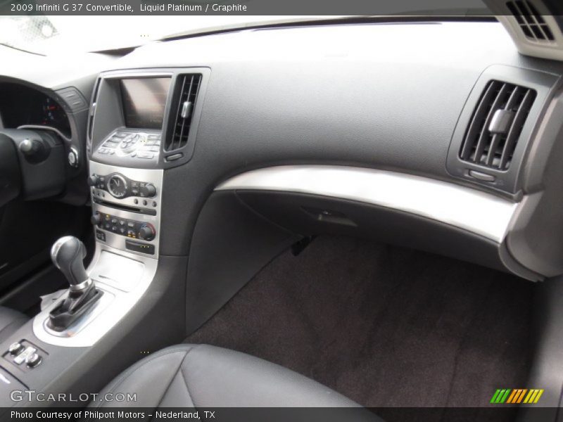 Liquid Platinum / Graphite 2009 Infiniti G 37 Convertible