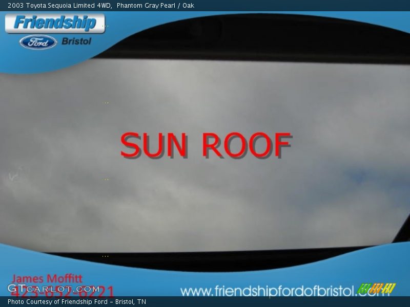 Phantom Gray Pearl / Oak 2003 Toyota Sequoia Limited 4WD