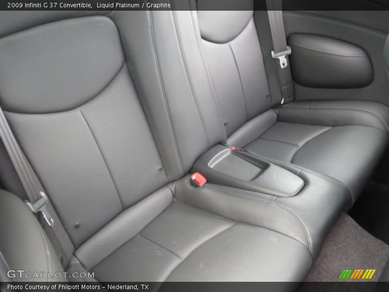 Liquid Platinum / Graphite 2009 Infiniti G 37 Convertible