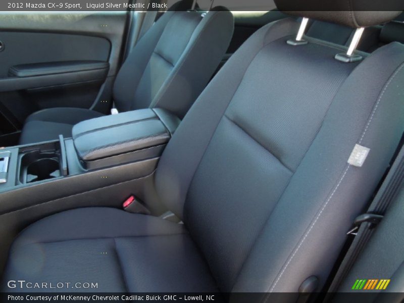 Liquid Silver Meatllic / Black 2012 Mazda CX-9 Sport