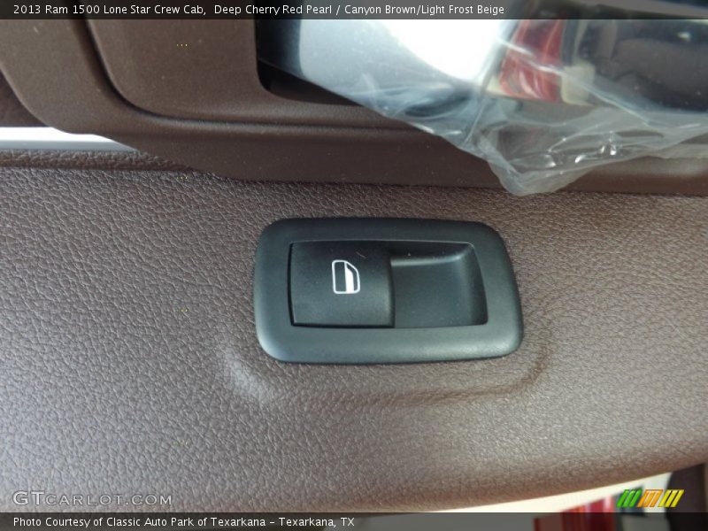 Deep Cherry Red Pearl / Canyon Brown/Light Frost Beige 2013 Ram 1500 Lone Star Crew Cab