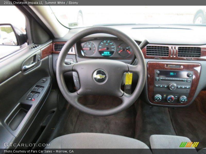 Summit White / Ebony 2011 Chevrolet Impala LS